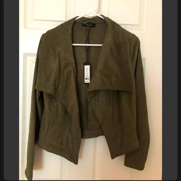 Romeo & Juliet Couture Jackets & Blazers - NWT Olive Motor Jacket Romeo & Juliet Couture M